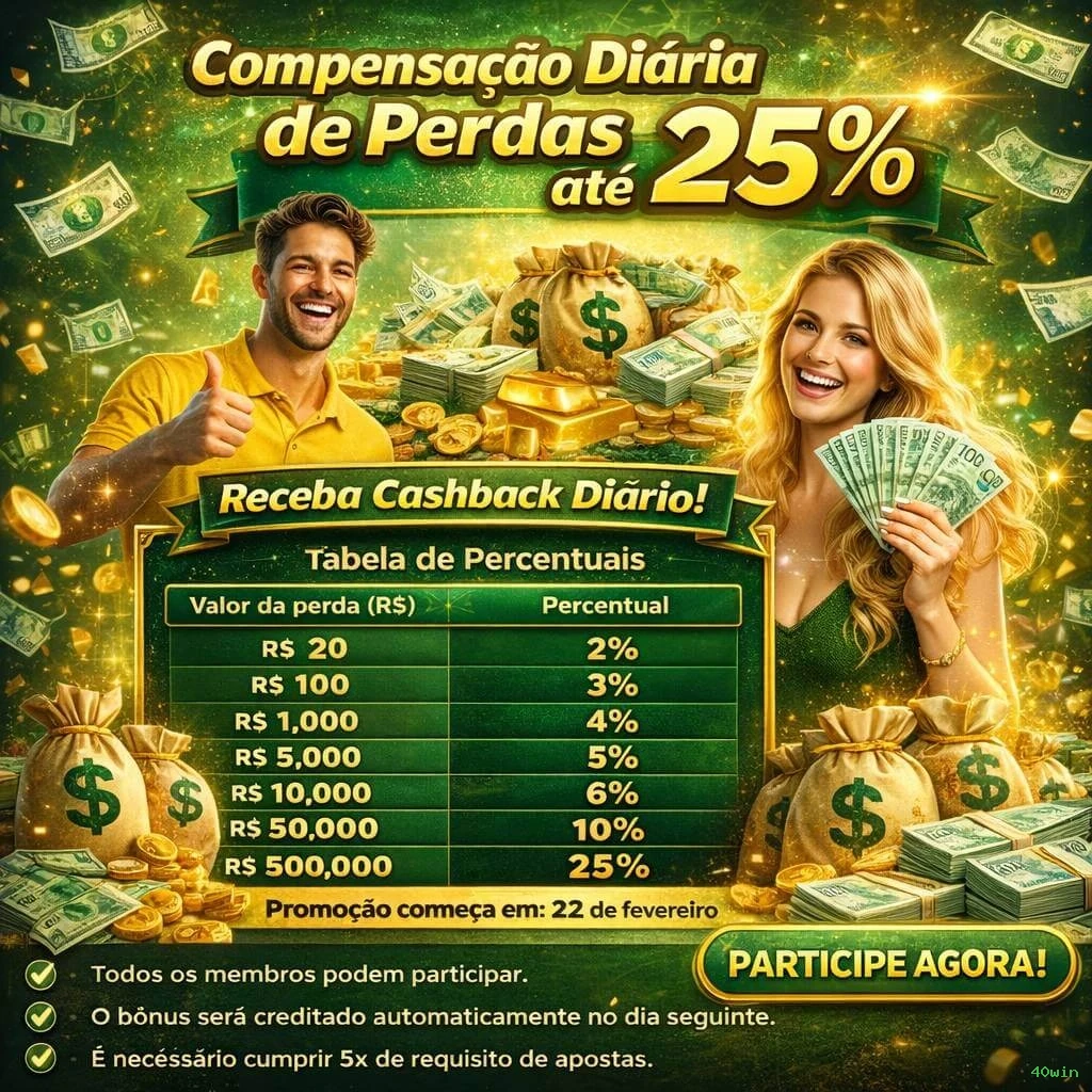 Siga a 40win no Facebook
